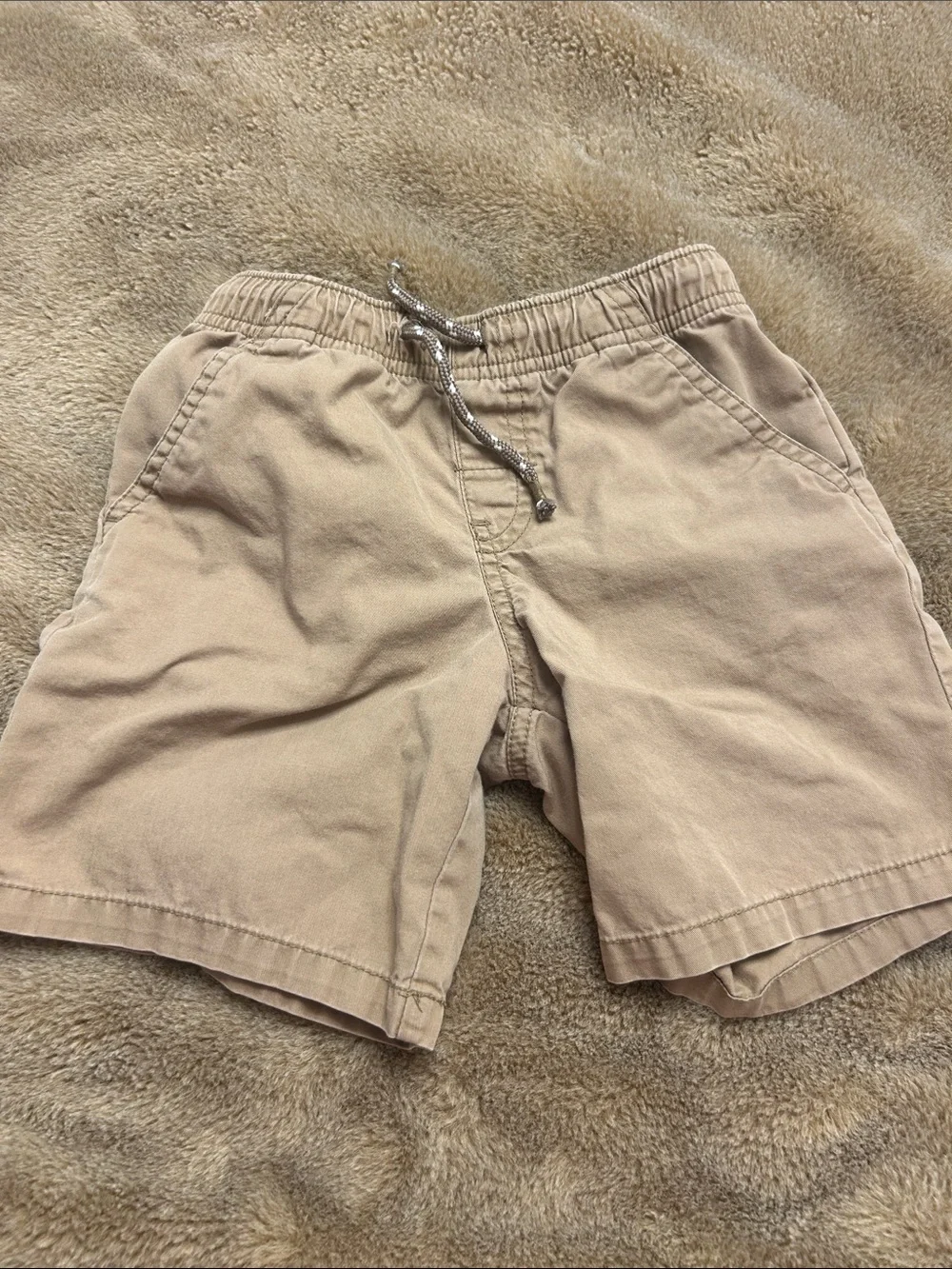 Boys  Tan Drawstring Casual Shorts 💥